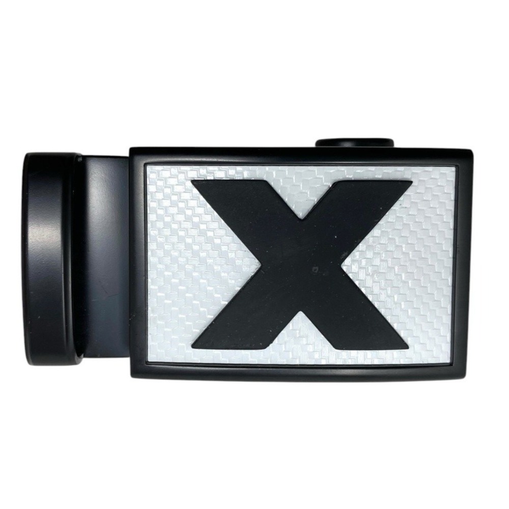 Nexbelt Mens White Belt w/ Fast Eddie X Factor Buckle Golf Ratcheting Leather - Picture 2 of 10